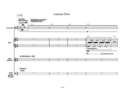 Zeno Baldi: Laminar Flow: Percussion (Ensemble)