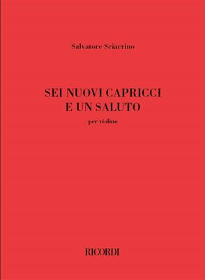 Sei nuovi capricci e un saluto: Solo pour Violons