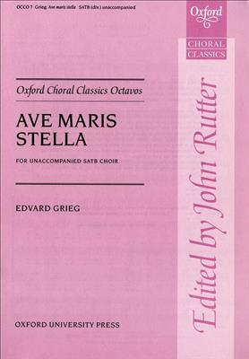 Edvard Grieg: Ave Maris Stella: Chœur Mixte et Accomp.