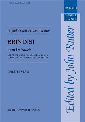 Giuseppe Verdi: Brindisi From La Traviata: Chœur Mixte et Accomp.