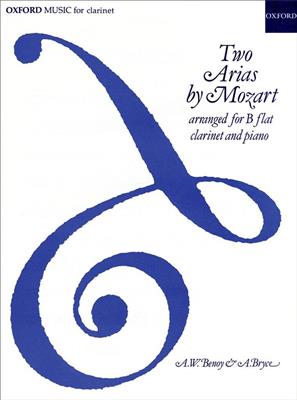 Wolfgang Amadeus Mozart: Two Arias: Clarinette et Accomp.