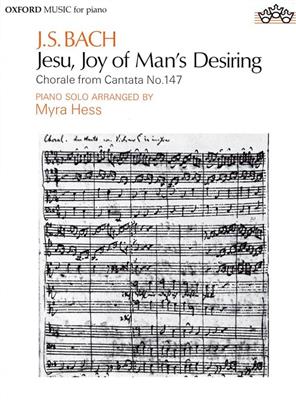 Johann Sebastian Bach: Jesu Joy Of Man's Desiring ( Arr. Myra Hess ): Solo de Piano