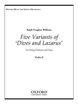 Ralph Vaughan Williams: Five Variants On 'Dives And Lazarus': Cordes (Ensemble)