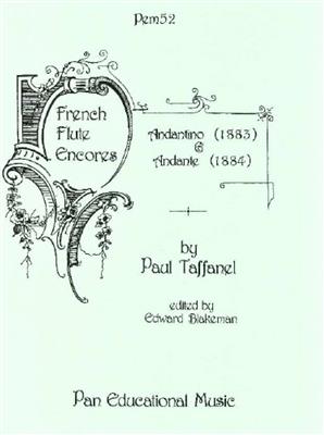 Paul Taffanel: Andantino and Andante: Flûte Traversière et Accomp.