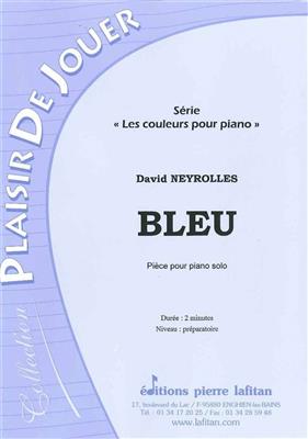David Neyrolles: Bleu: Solo de Piano