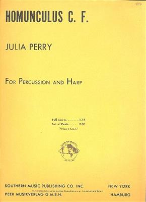 Julia Perry: Homunculus C.F.: Autres Percussions