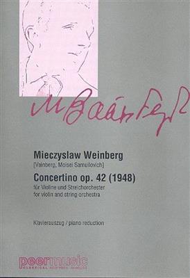 Mieczyslaw Weinberg: Concertino op.42: Violon et Accomp.