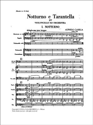 Alfredo Casella: Notturno E Tarantella: Orchestre et Solo