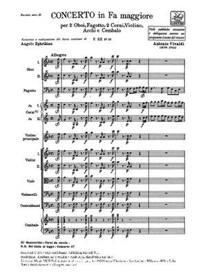 Antonio Vivaldi: Concerto Per Strumenti Diversi, Archi E B.C.:: Orchestre et Solo