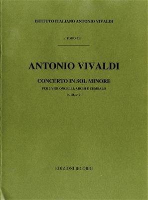 Antonio Vivaldi: Concerto per Fagotto, Archi e BC in Mi Min Rv 484: Basson et Accomp.