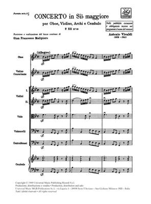 Antonio Vivaldi: Concerto Per Strumenti Diversi, Archi E B.C.:: Ensemble de Chambre