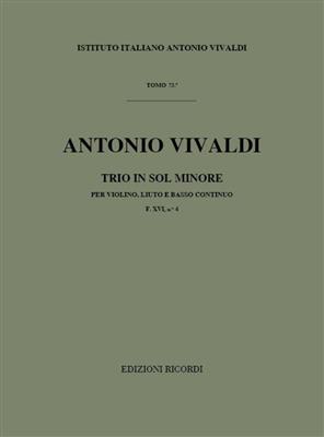 Antonio Vivaldi: Sonata per Violino, Liuto and BC in Sol Min Rv 85: Autres Cordes Pincées