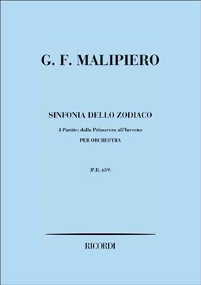 Gian Francesco Malipiero: Sinfonia Dello Zodiaco: Orchestre Symphonique