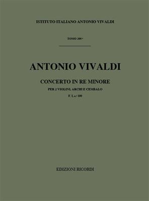 Antonio Vivaldi: Concerto Per 2 Violini, Archi e BC In Re Min Rv514: Ensemble de Chambre