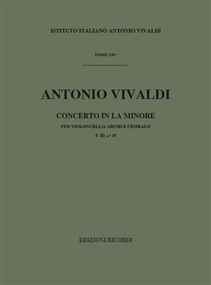Antonio Vivaldi: Concerto In La Min. RV 419: Solo pour Violoncelle