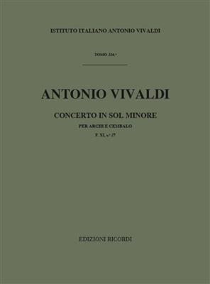 Antonio Vivaldi: Concerto Per Archi e B.C.: In Sol Min. Rv 152: Cordes (Ensemble)