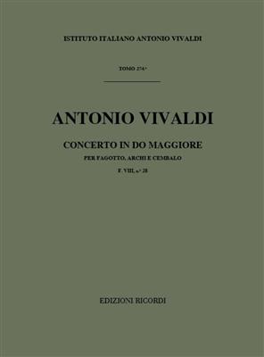 Antonio Vivaldi: Concerto per Fagotto, Archi e BC in Do Rv 466: Basson et Accomp.