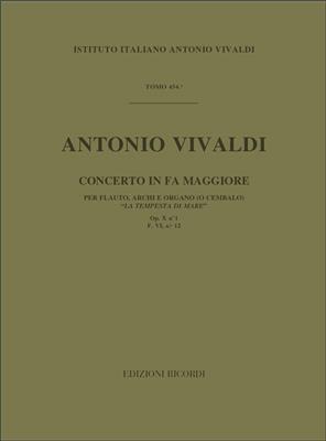 Antonio Vivaldi: Concerto Per Flauto, Archi E BC: In Fa Rv 433: Ensemble de Chambre