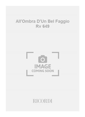 Antonio Vivaldi: All'Ombra D'Un Bel Faggio Rv 649: Chant et Piano