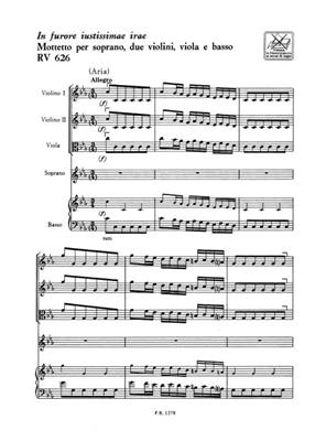 Antonio Vivaldi: In Furore Justissimae Irae Rv 626: Partitions Vocales d'Opéra