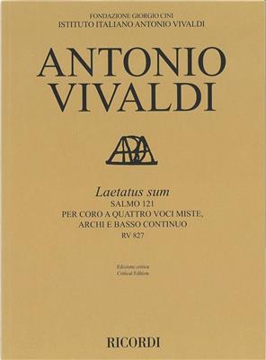 Antonio Vivaldi: Laetatus sum RV 827: Chœur Mixte et Ensemble