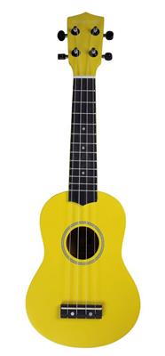 Pure Tone Soprano Ukulele Yellow Pack KUS15