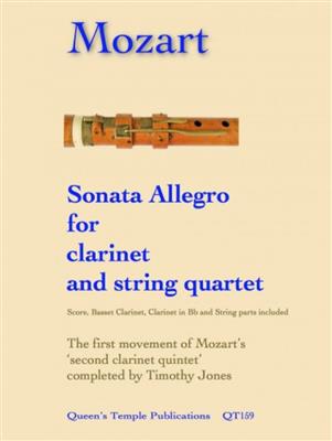 Wolfgang Amadeus Mozart: Sonata Allegro For Clarinet And String Quartet: Ensemble de Chambre