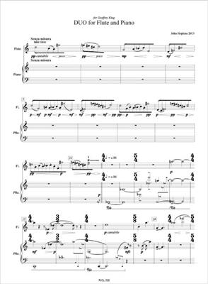 John Hopkins: Duo: Flûte Traversière et Accomp.