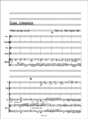 John Hopkins: Fuga Canonica: Ensemble de Chambre