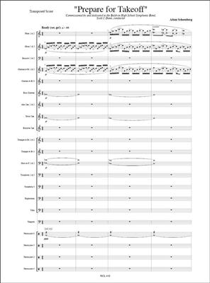 Adam Schoenberg: Prepare for Takeoff (2008): Orchestre d'Harmonie