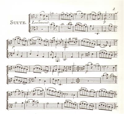 Louis de Caix d'Hervelois: Quatrieme Livre de pièces à deux violes: Duos pour Violons