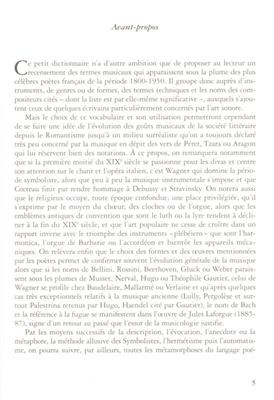 François Sabatier: Petit Dictionnaire de la Poesie Melomane