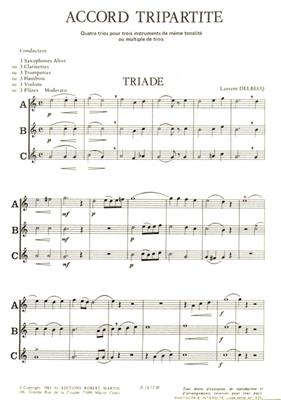 Laurent Delbecq: Accord Tripartite: Trio de Cordes