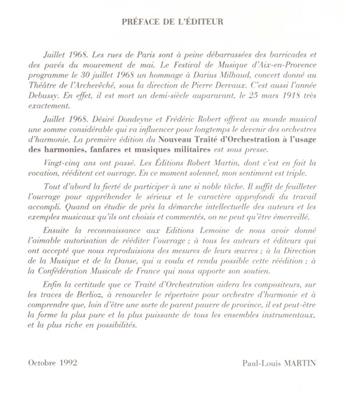 Désiré Dondeyne: Nouveau Traité d'Orchestration