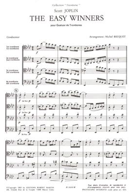 Scott Joplin: The Easy Winners: Trombone (Ensemble)
