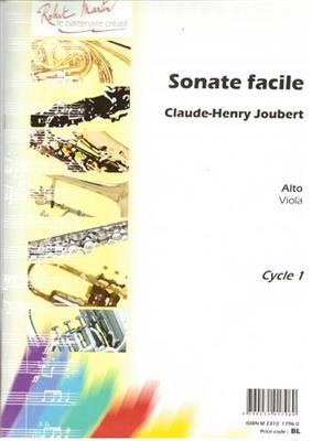 Claude-Henry Joubert: Sonate Facile: Solo pour Alto