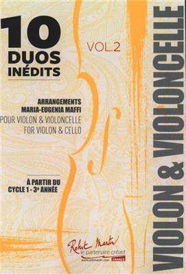 Maria Eugénia Maffi: 10 Duos Inedits Vol. 2: Duo pour Cordes Mixte