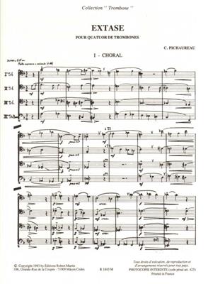 Claude Pichaureau: Extase: Trombone (Ensemble)