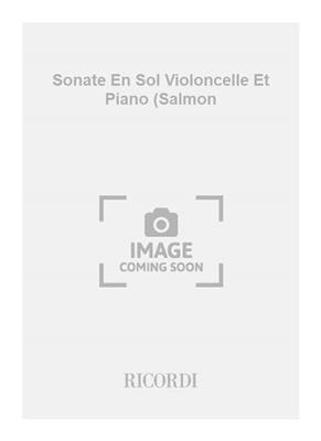 Willem de Fesch: Sonate En Sol Violoncelle Et Piano (Salmon: Solo pour Violoncelle