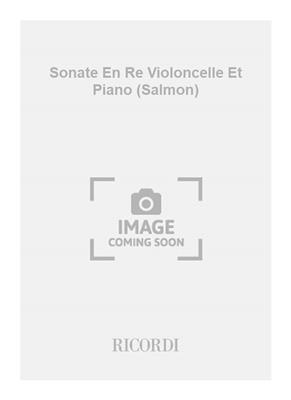 Benedetto Marcello: Sonate En Re Violoncelle Et Piano (Salmon): Solo pour Violoncelle