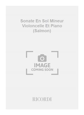 Francesco Maria Veracini: Sonate En Sol Mineur Violoncelle Et Piano (Salmon): Solo pour Violoncelle
