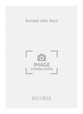 Alain Bancquart: Sonate Alto Seul: Alto et Accomp.