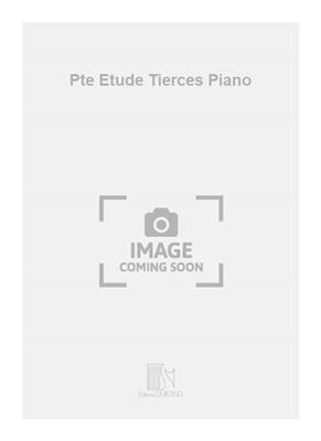 Pte Etude Tierces Piano
