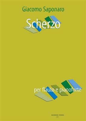 Giacomo Saponaro: Scherzo per Flauto e Pianoforte: Flûte Traversière et Accomp.