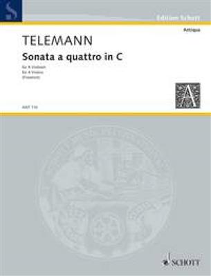 Georg Philipp Telemann: Sonata a quattro in C: Violons (Ensemble)