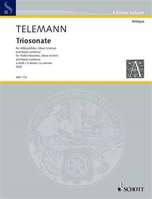 Georg Philipp Telemann: Triosonate A: Vents (Ensemble)