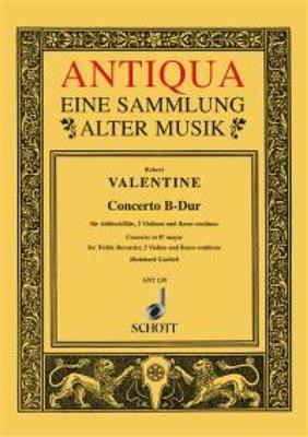 Robert Valentine: Concerto Bb major: Ensemble de Chambre