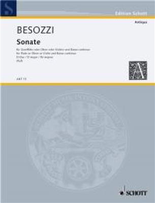 Alessandro Besozzi: Sonate D Fl(Hobo/V)/B.C.: Hautbois et Accomp.