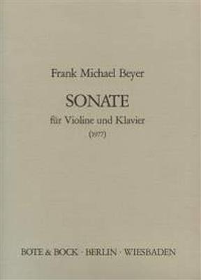 Frank Michael Beyer: Sonata: Violon et Accomp.