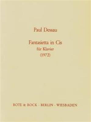 Paul Dessau: Fantasietta in C sharp: Solo de Piano